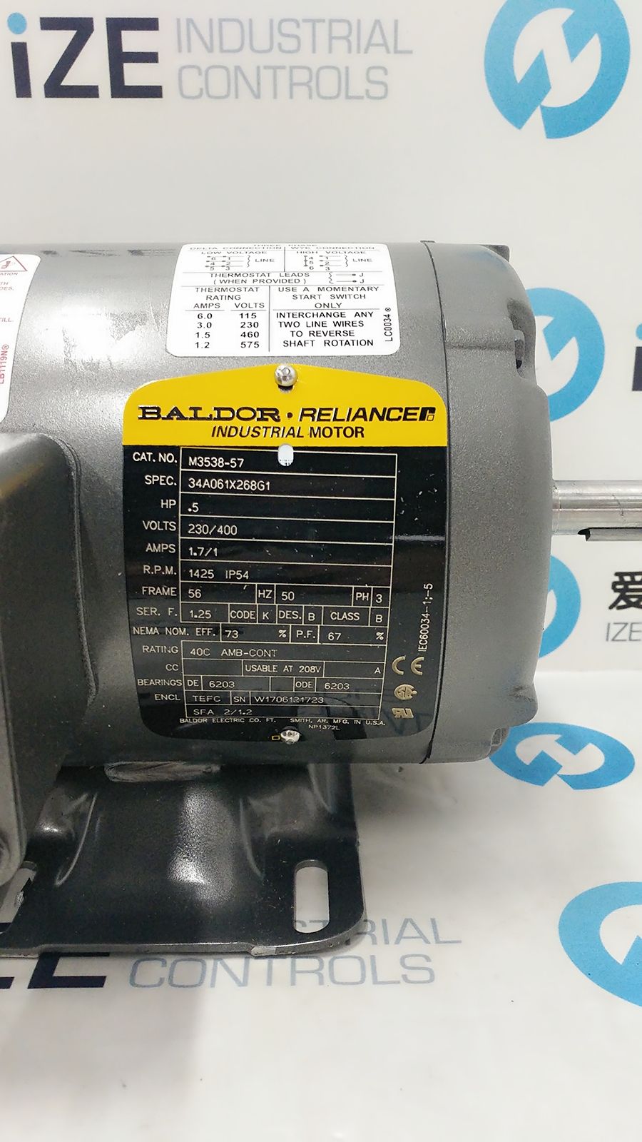 BALDOR RELIANCEN M3538-57 古怪猴子试玩官网入口工业 izeindustries 发货照片 (5).jpg