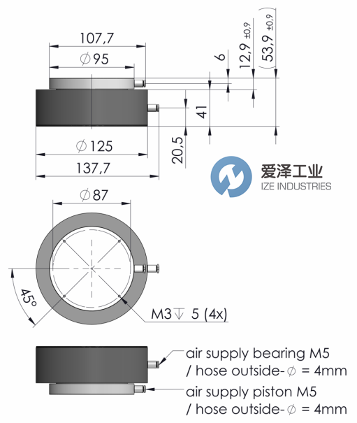 AEROLAS轴承K125-4 157 古怪猴子试玩官网入口工业 ize-industries.png